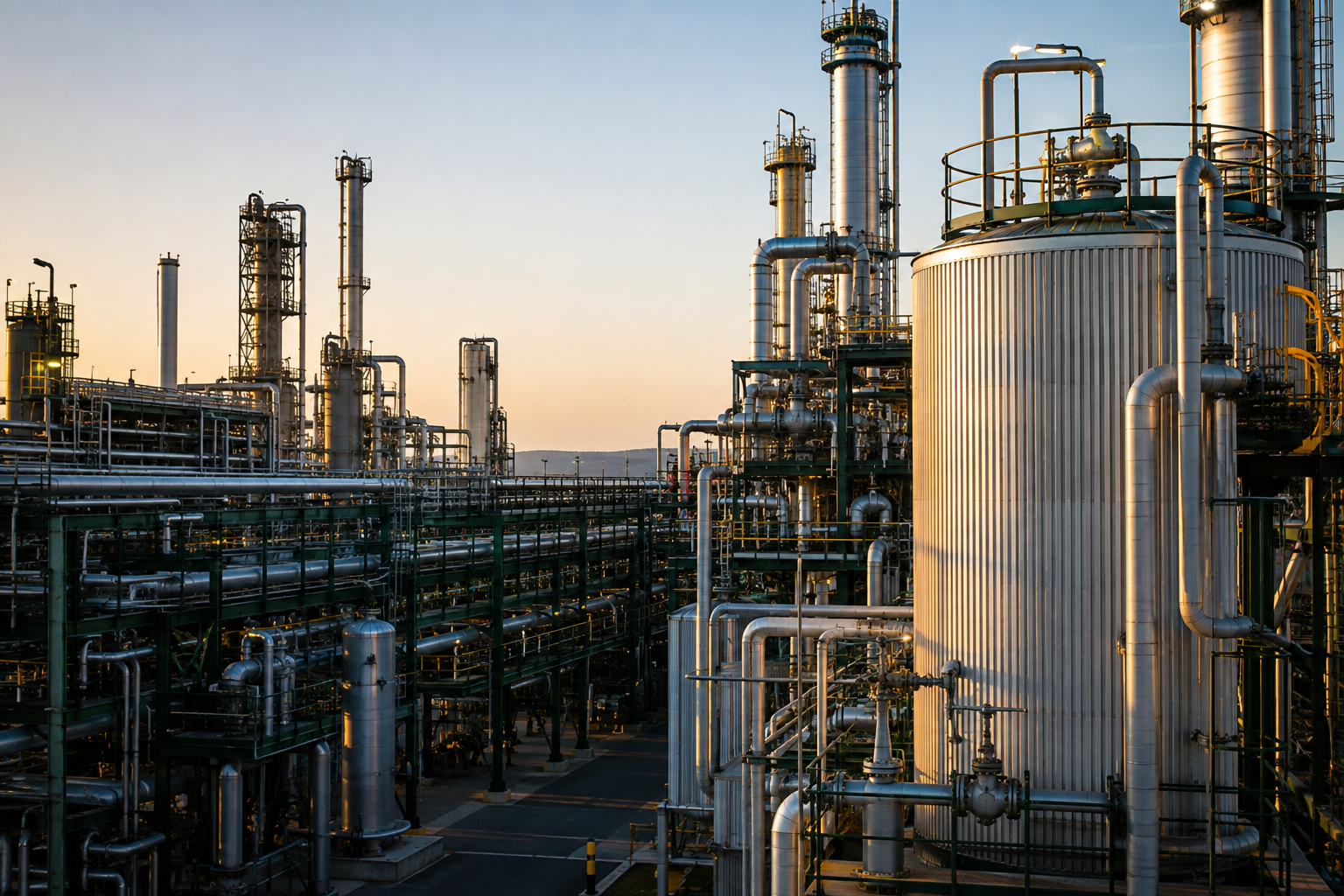 Representative oil refinery